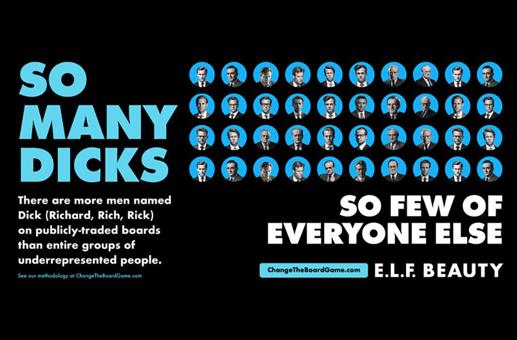 E.l.f. Beauty’s “So Many Dicks” Campaign: A beautiful jab at boardroom inequality